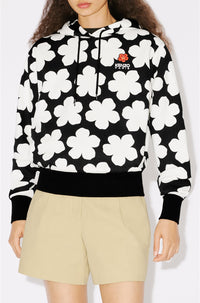 Sweatshirt à capuche "Hana Dots" - Black