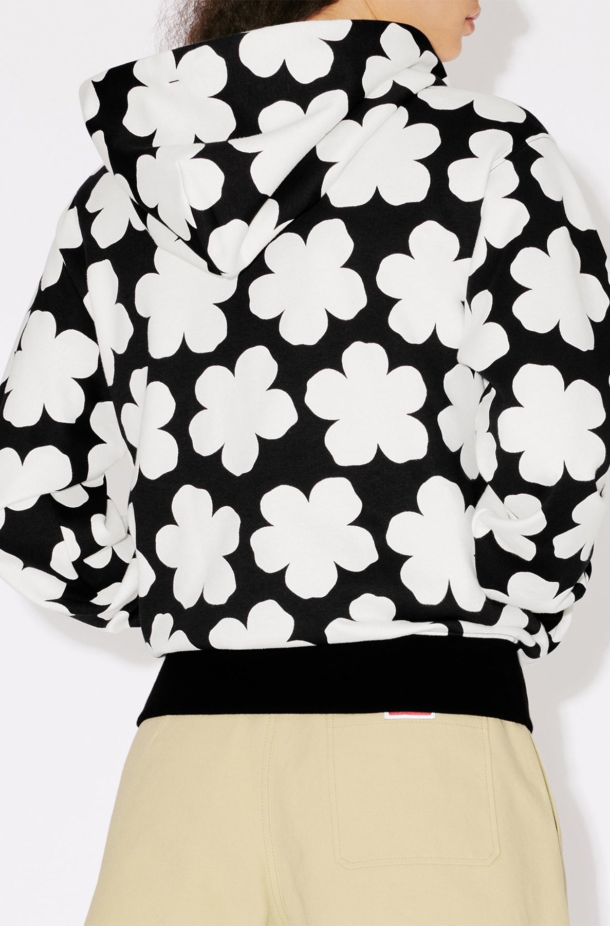 Sweatshirt à capuche "Hana Dots" - Black
