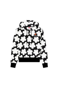 Sweatshirt à capuche "Hana Dots" - Black