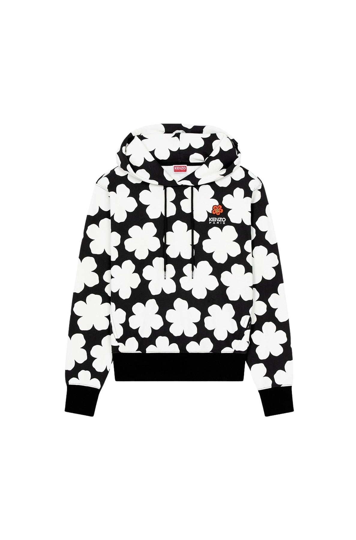 Sweatshirt à capuche "Hana Dots" - Black