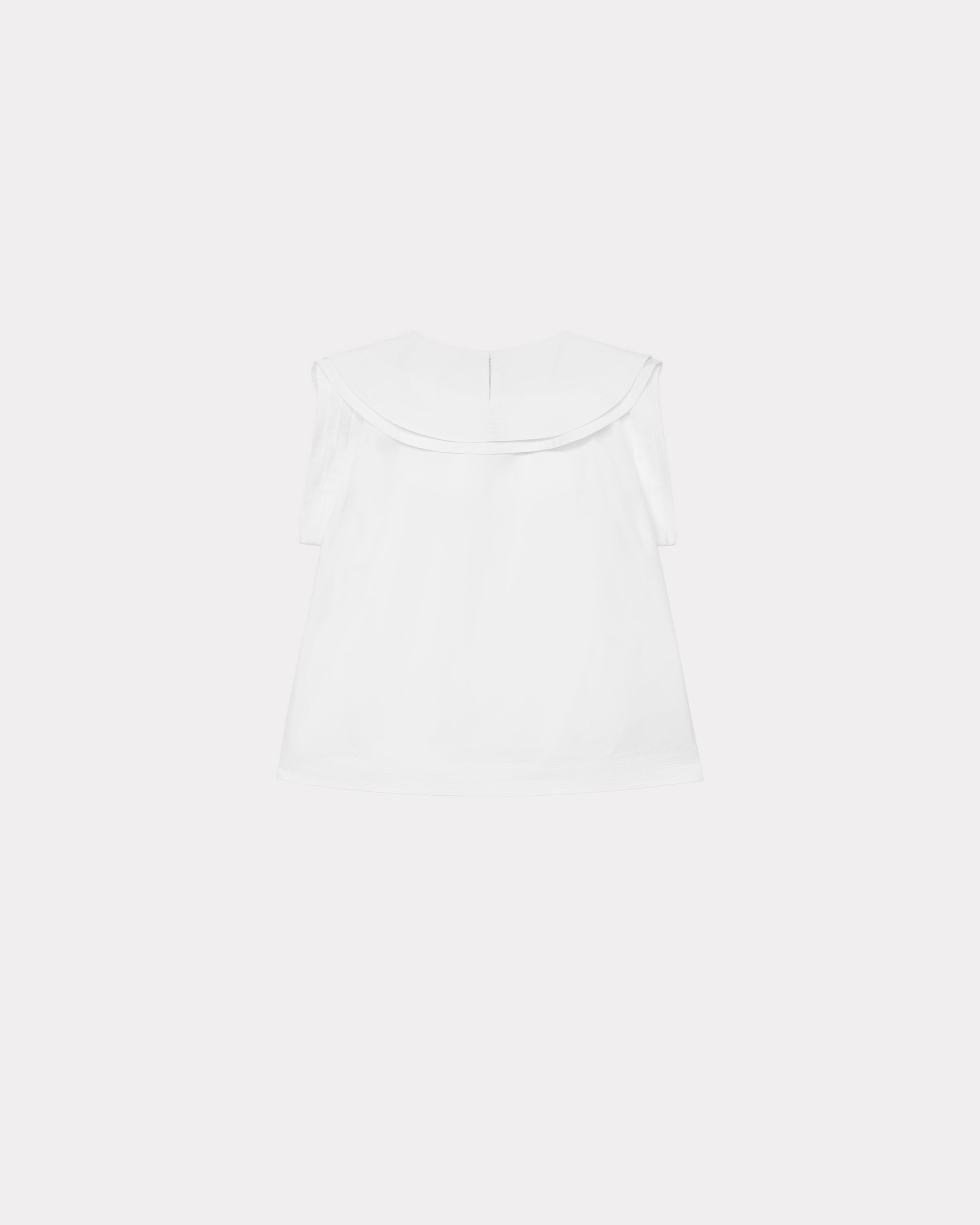 Blouse double col - White