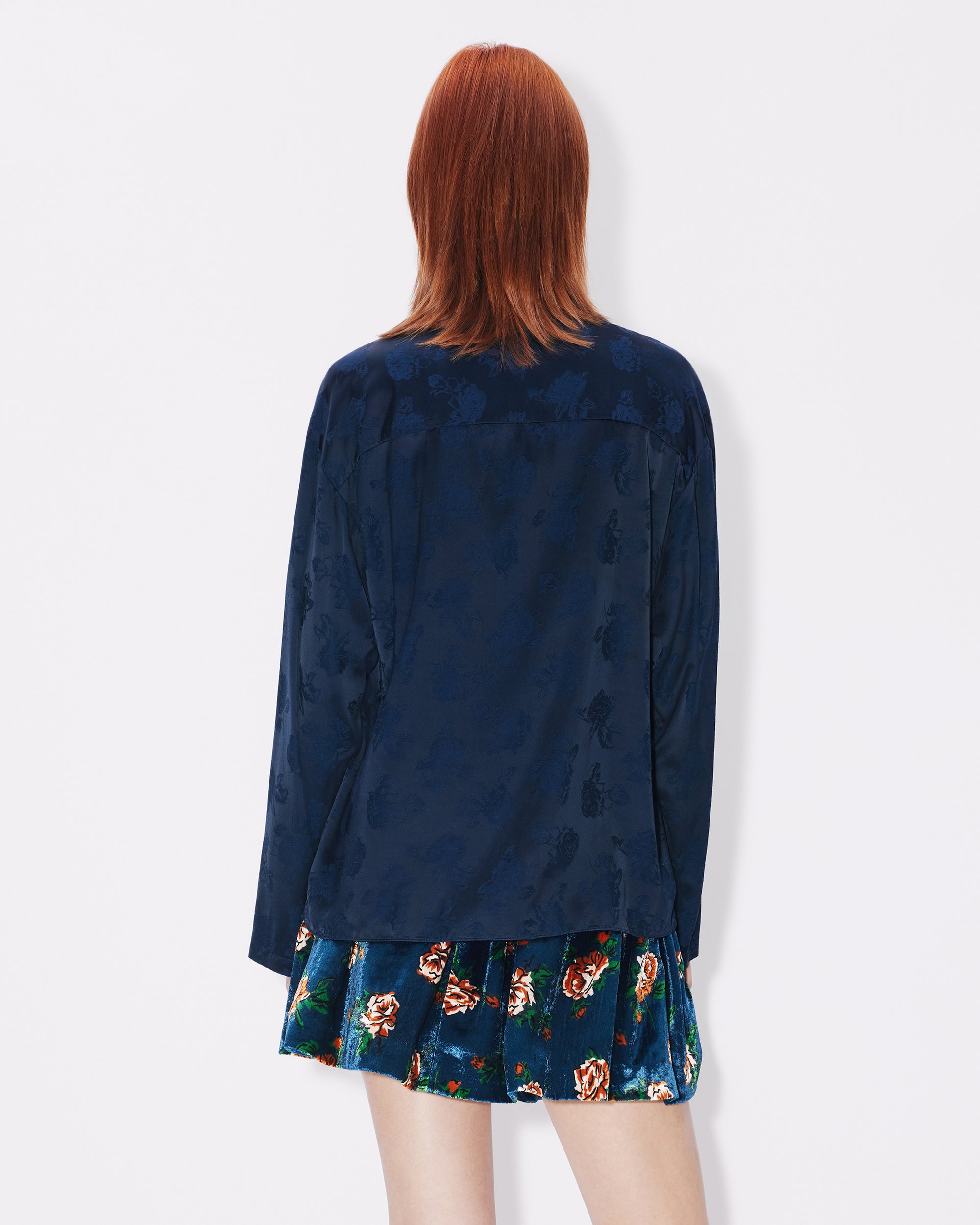 Kenzo Roses Blouse - Midnight Blue