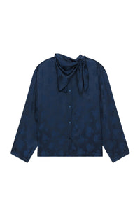 Kenzo Roses Blouse - Midnight Blue