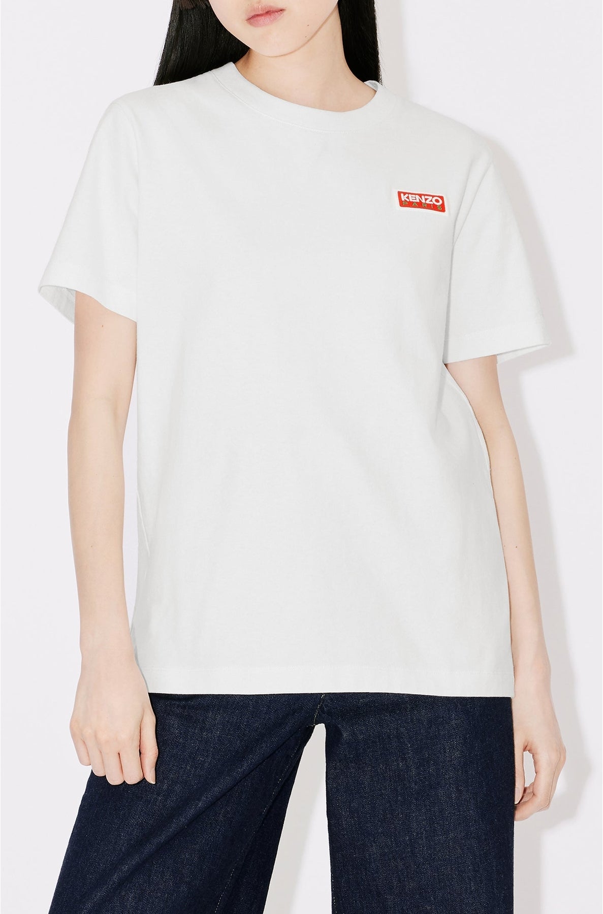 T-shirt loose "Kenzo Paris" - Off White