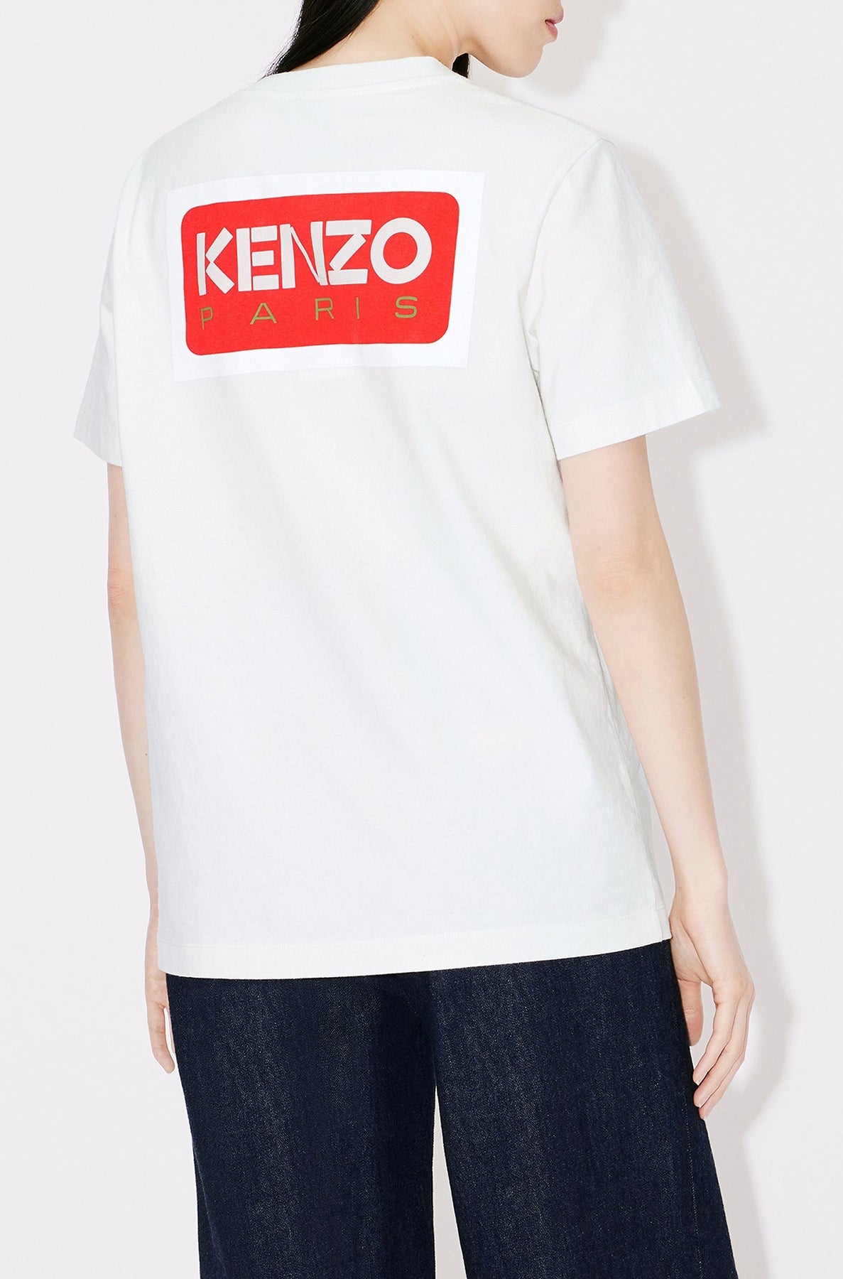 T-shirt loose "Kenzo Paris" - Off White