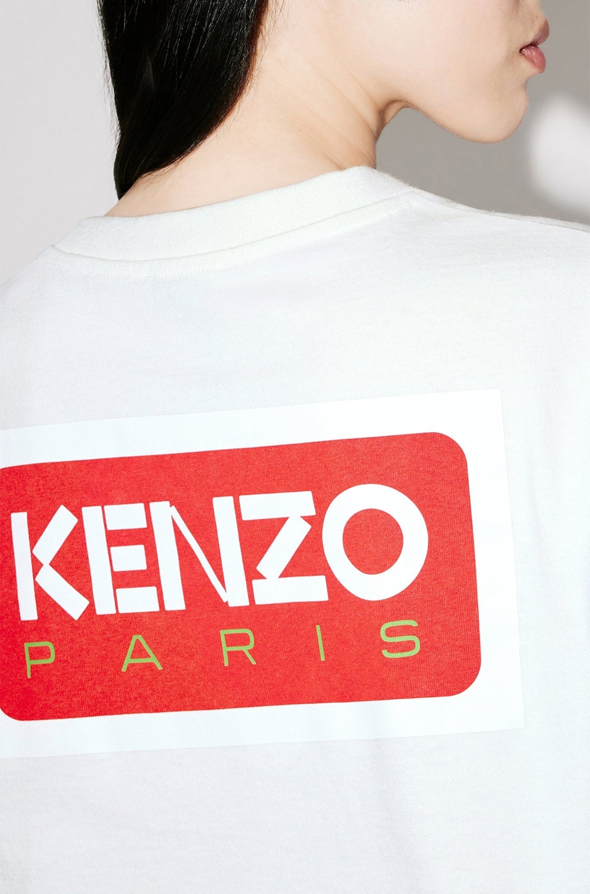 T-shirt loose "Kenzo Paris" - Off White