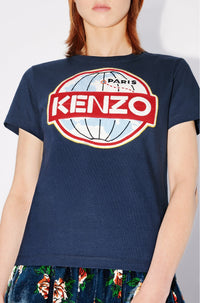 Kenzo World" T-shirt - Midnight Blue
