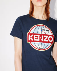 Kenzo World" T-shirt - Midnight Blue