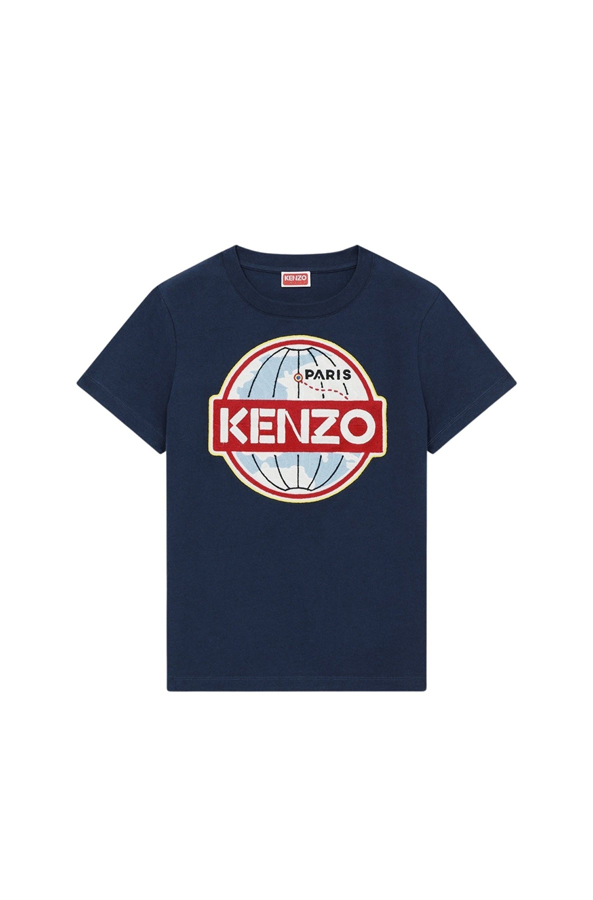 Kenzo World" T-shirt - Midnight Blue