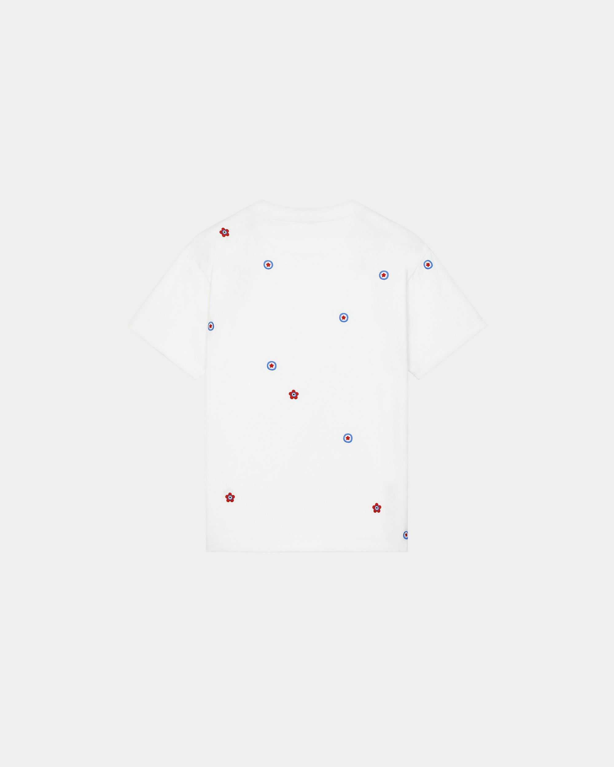 T-shirt oversize brodé "Kenzo Target" - Off White