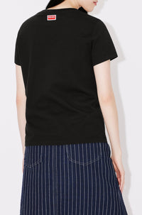 T-shirt classique brodé "Kenzo Rue Vivienne" - Black