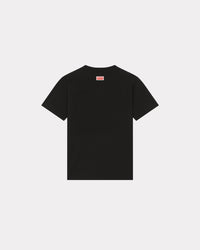 T-shirt classique brodé "Kenzo Rue Vivienne" - Black