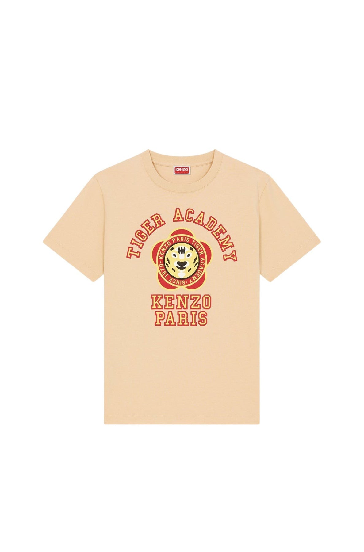 T-shirt large "Kenzo Tiger Academy" - Camel