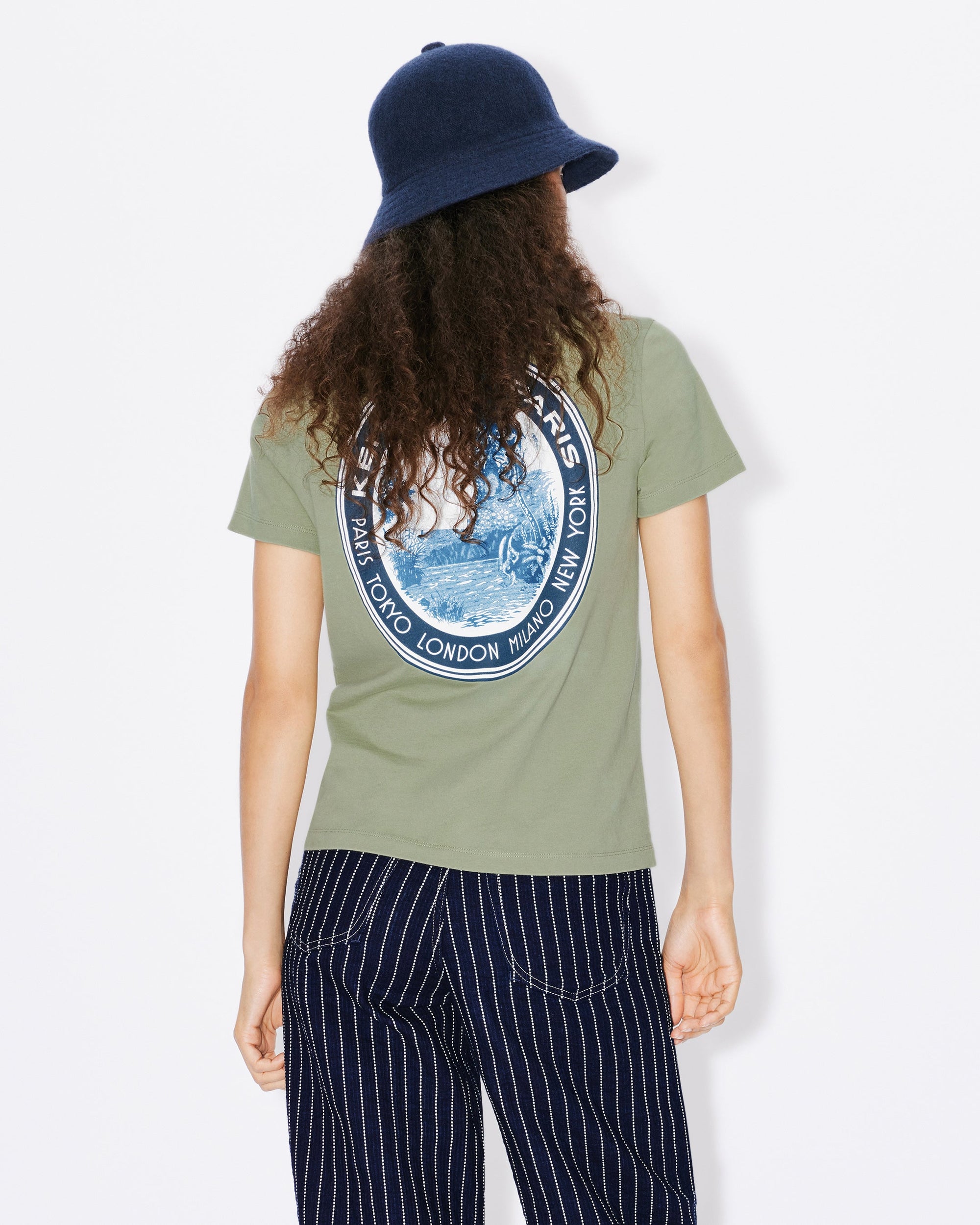 Kenzo Tiger Patch T-shirt - Sage Green
