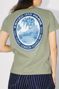 Kenzo Tiger Patch T-shirt - Sage Green