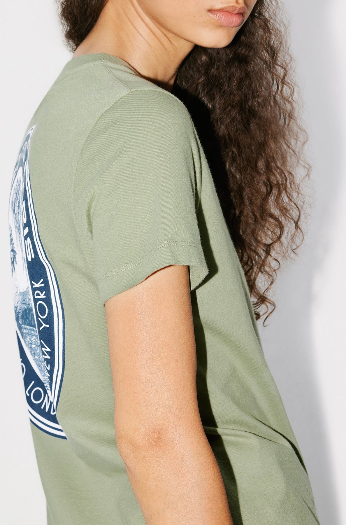 Kenzo Tiger Patch T-shirt - Sage Green