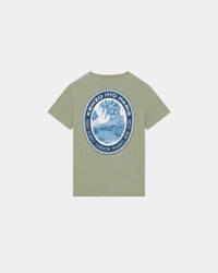Kenzo Tiger Patch T-shirt - Sage Green