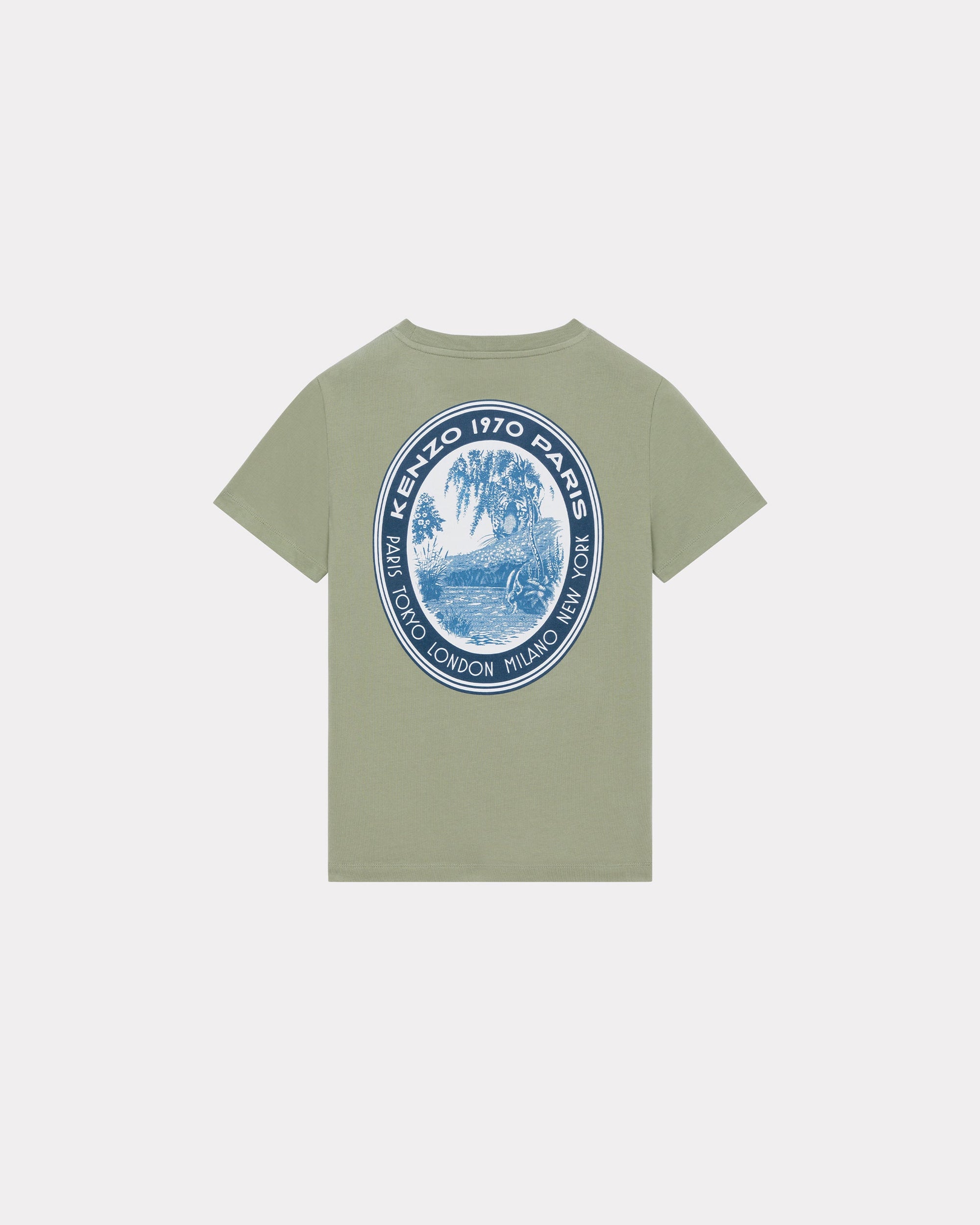Kenzo Tiger Patch T-shirt - Sage Green