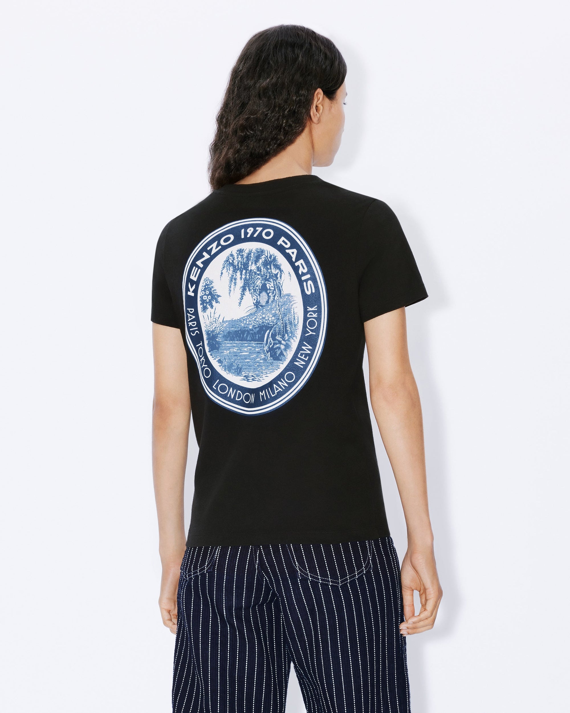 T-shirt "Kenzo Tiger Patch" - Black