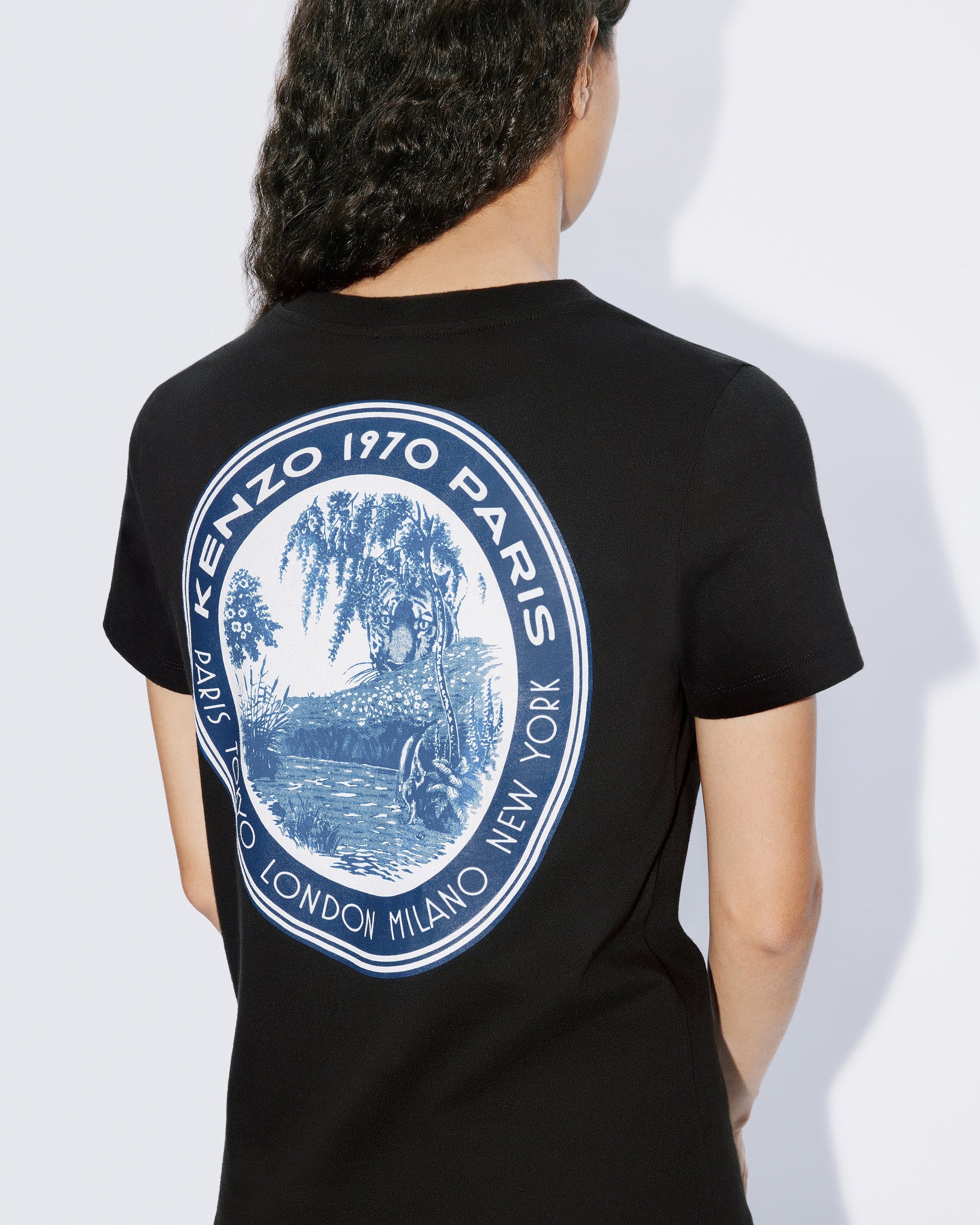 T-shirt "Kenzo Tiger Patch" - Black