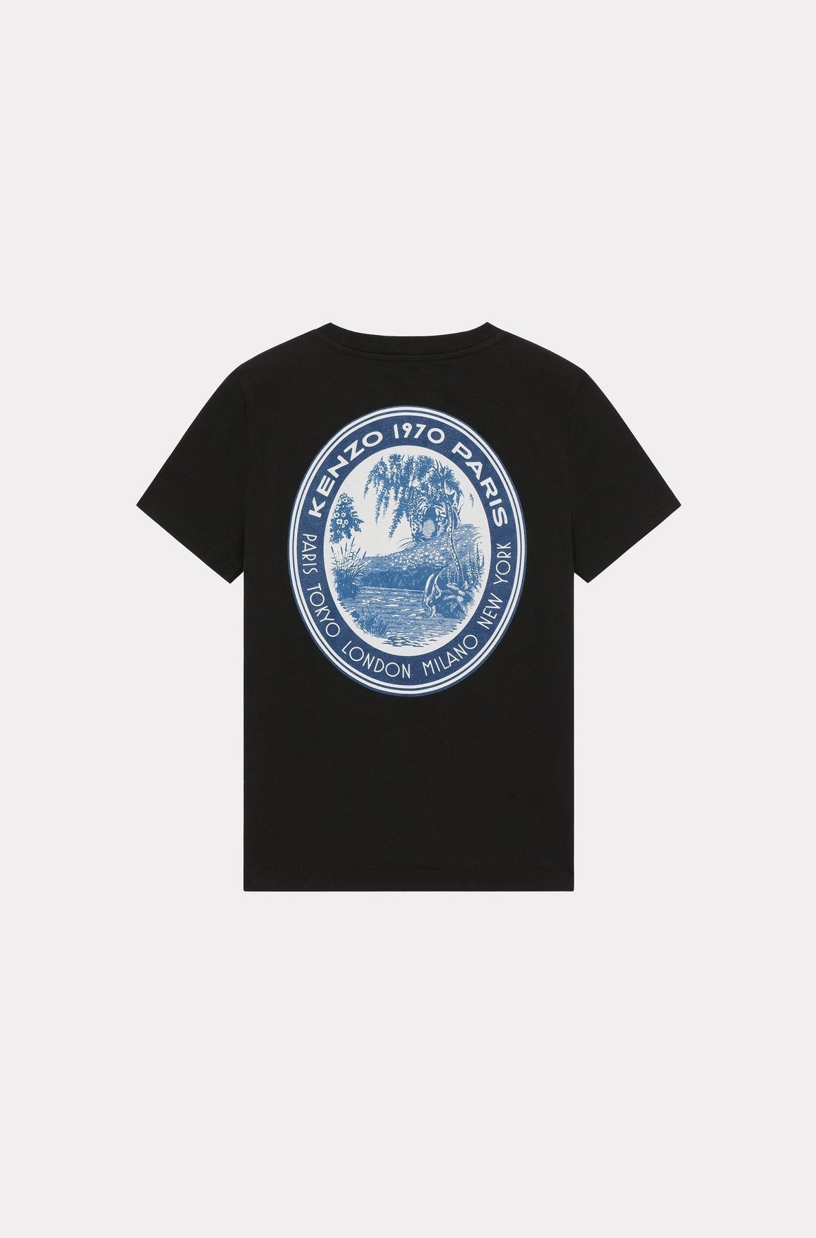 T-shirt Kenzo Tiger Patch - Black