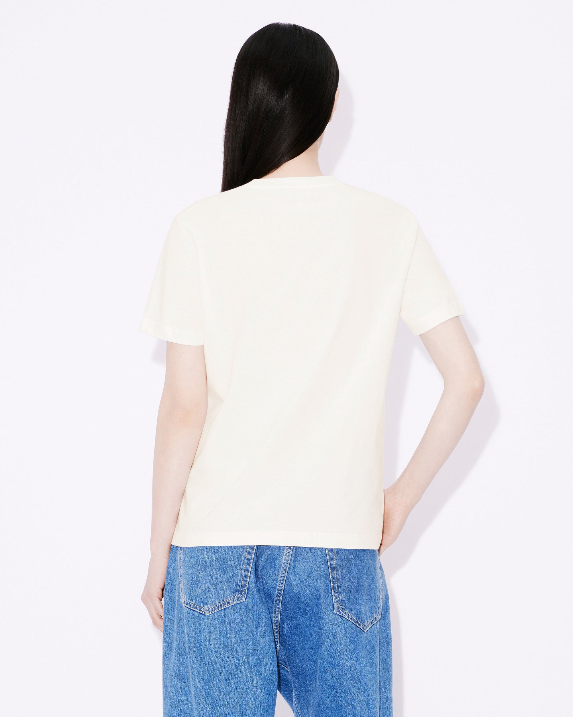T-shirt loose brodé "Kenzo Kingyo Crest" - Off White