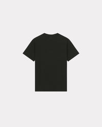 Loose embroidered T-shirt "Kenzo Kingyo Crest" - Black