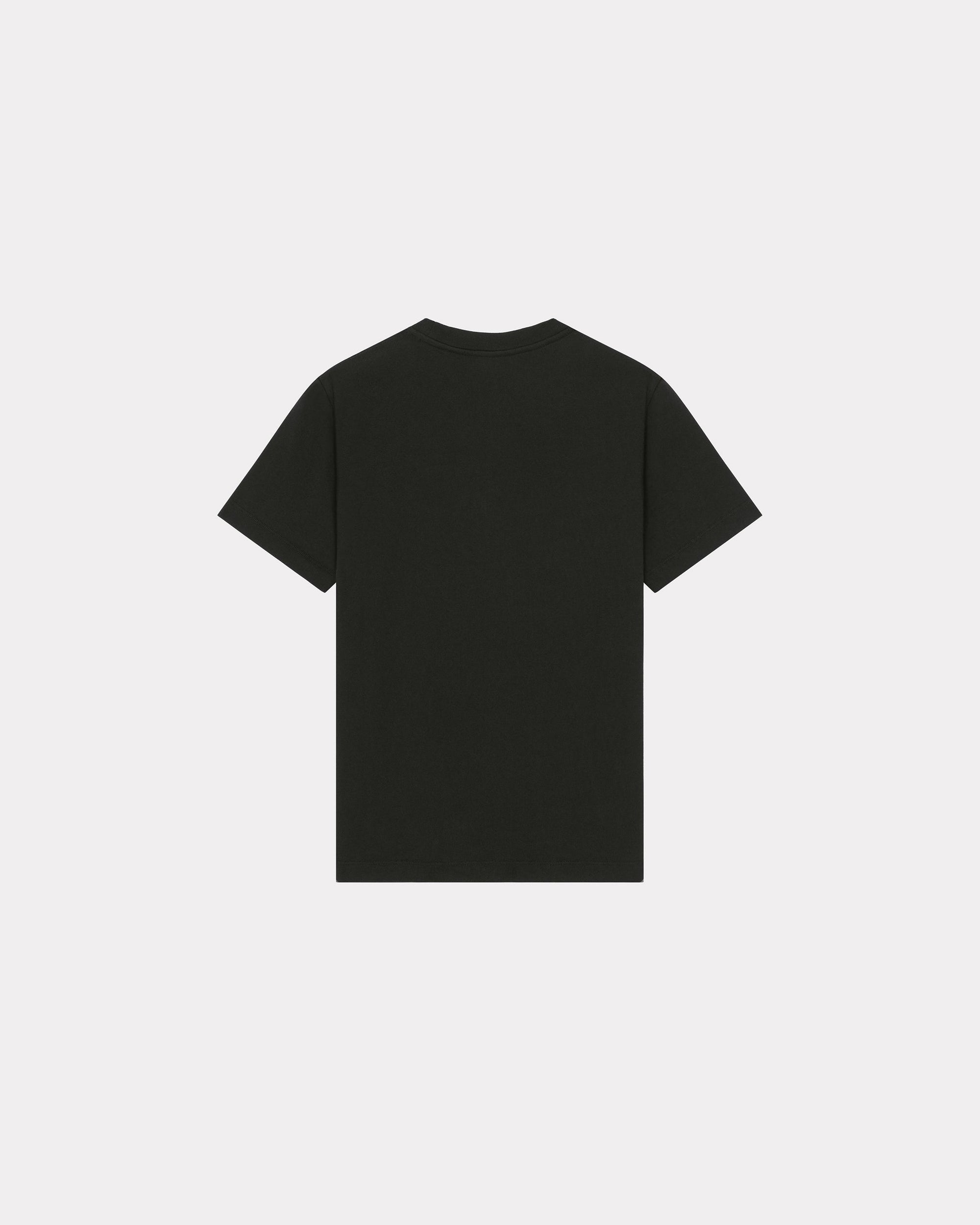 Loose embroidered T-shirt "Kenzo Kingyo Crest" - Black