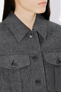 Veste England en laine - Stone Grey