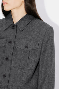 Veste England en laine - Stone Grey