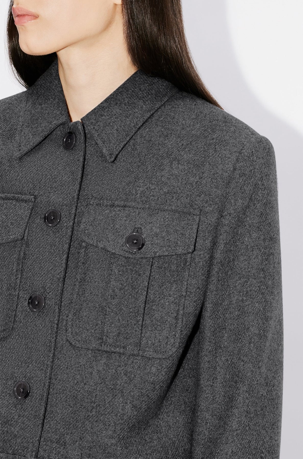 Veste England en laine - Stone Grey