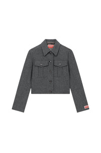 Veste England en laine - Stone Grey