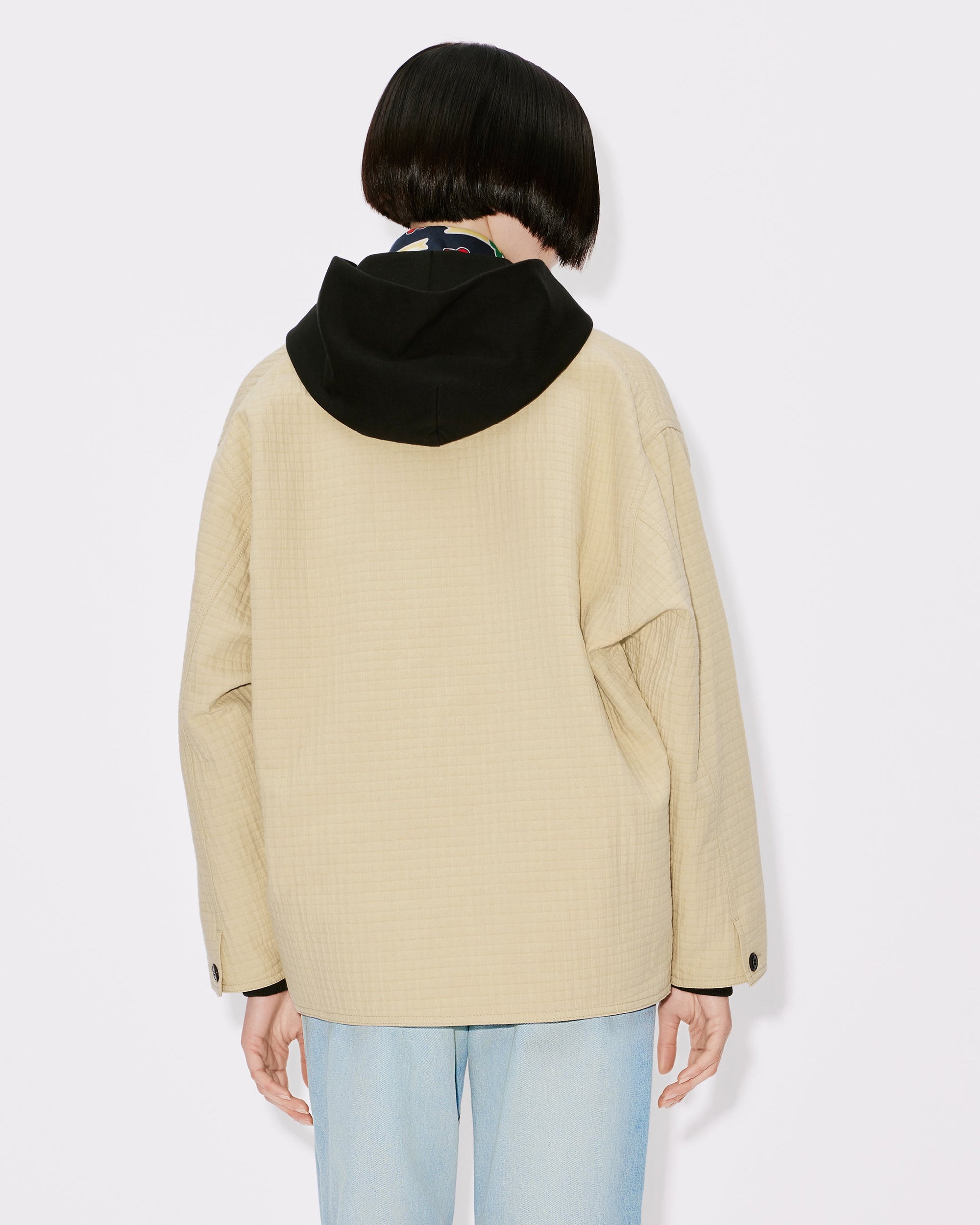 Veste workwear brodée "Kenzo Rue Vivienne" - Camel