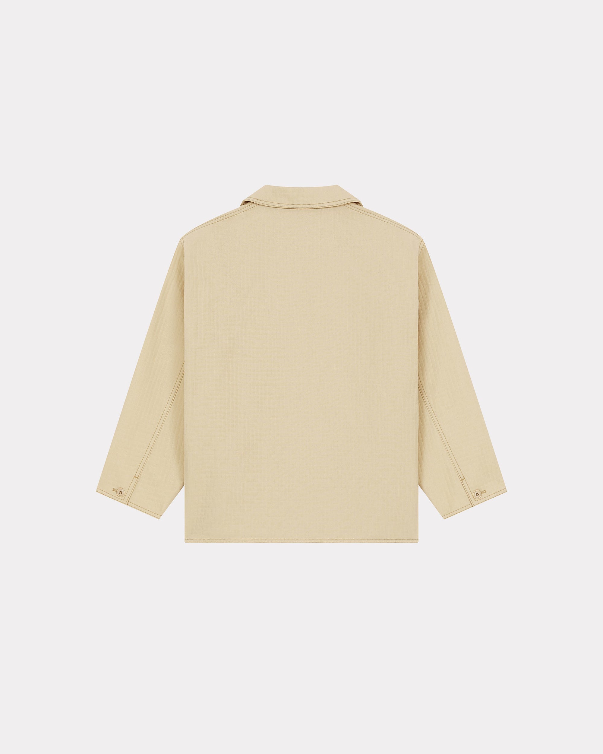 Veste workwear brodée "Kenzo Rue Vivienne" - Camel