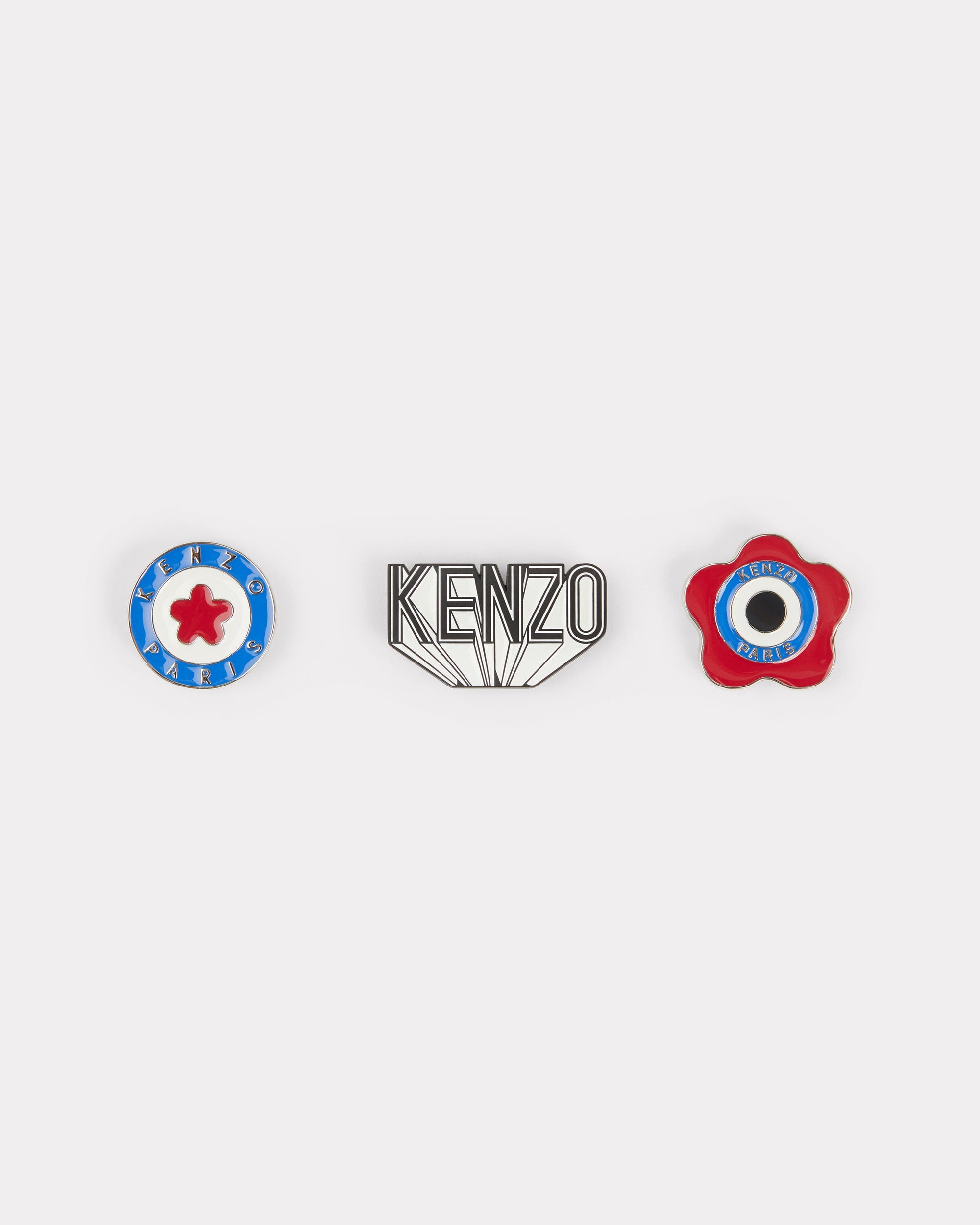 Lot de 3 broches en zamac - Multicolor