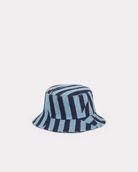 Chapeau baquet en denim - Rinse Blue