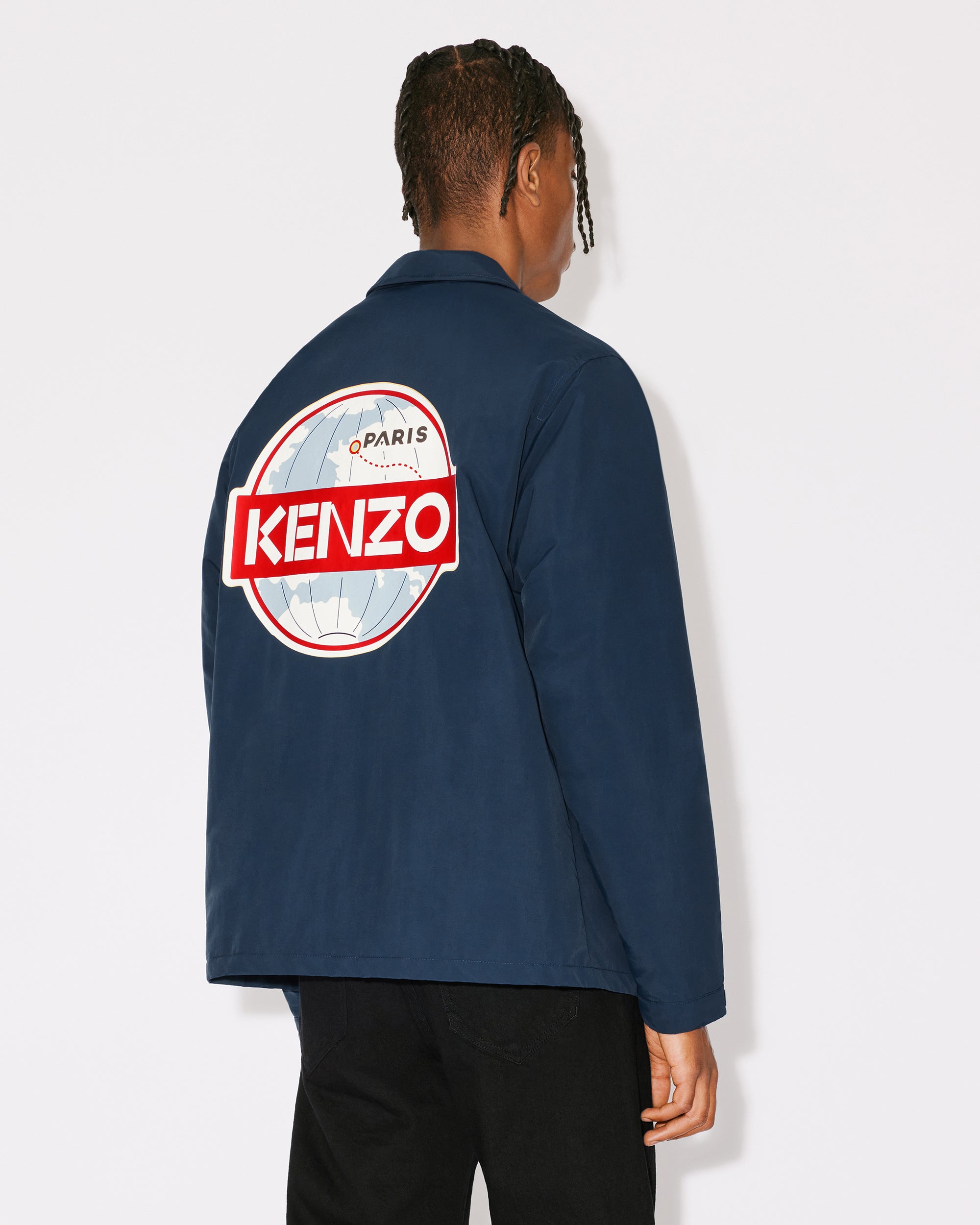 Veste coach matelassée "Kenzo TRAVEL" - Midnight Blue
