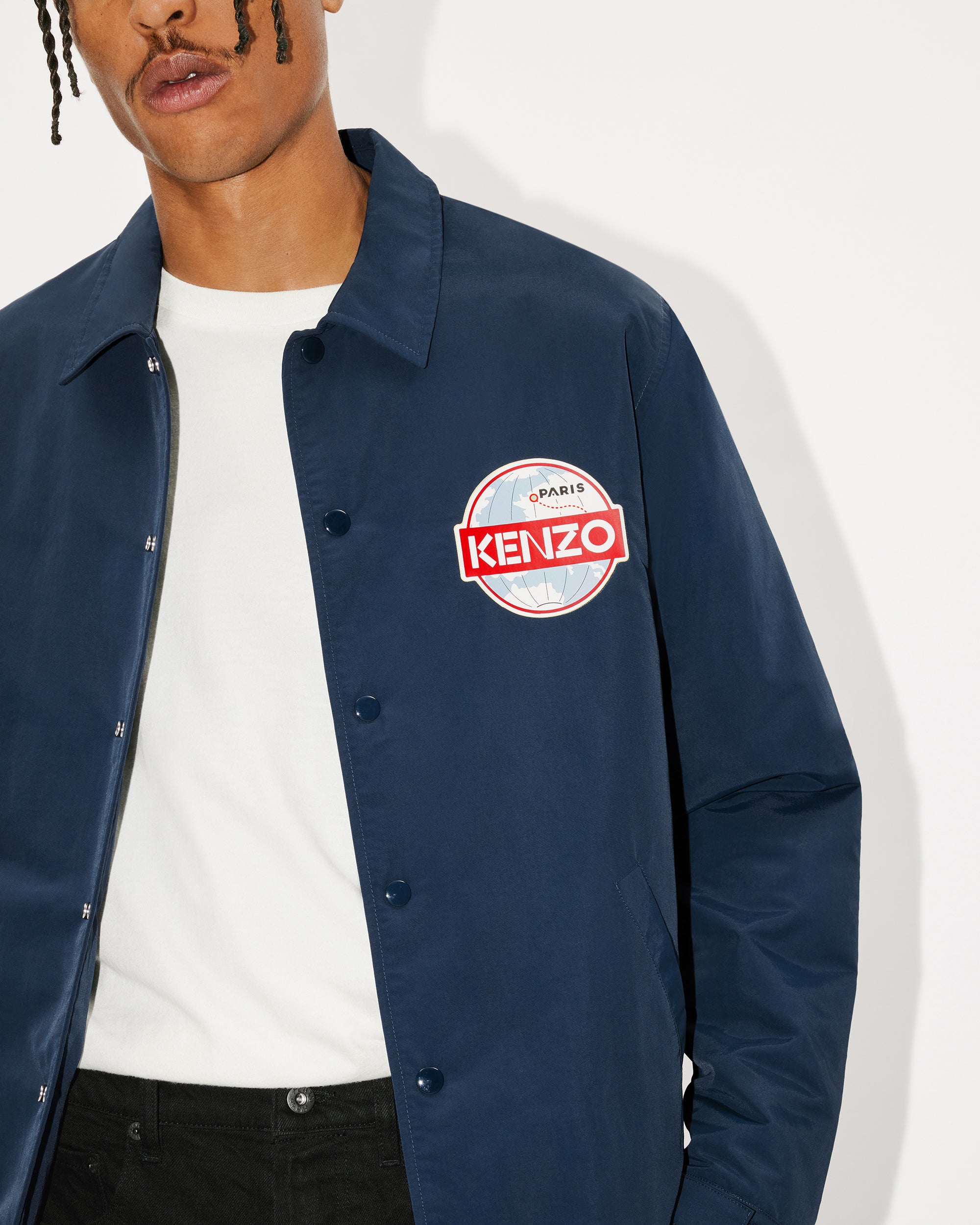 Veste coach matelassée "Kenzo TRAVEL" - Midnight Blue