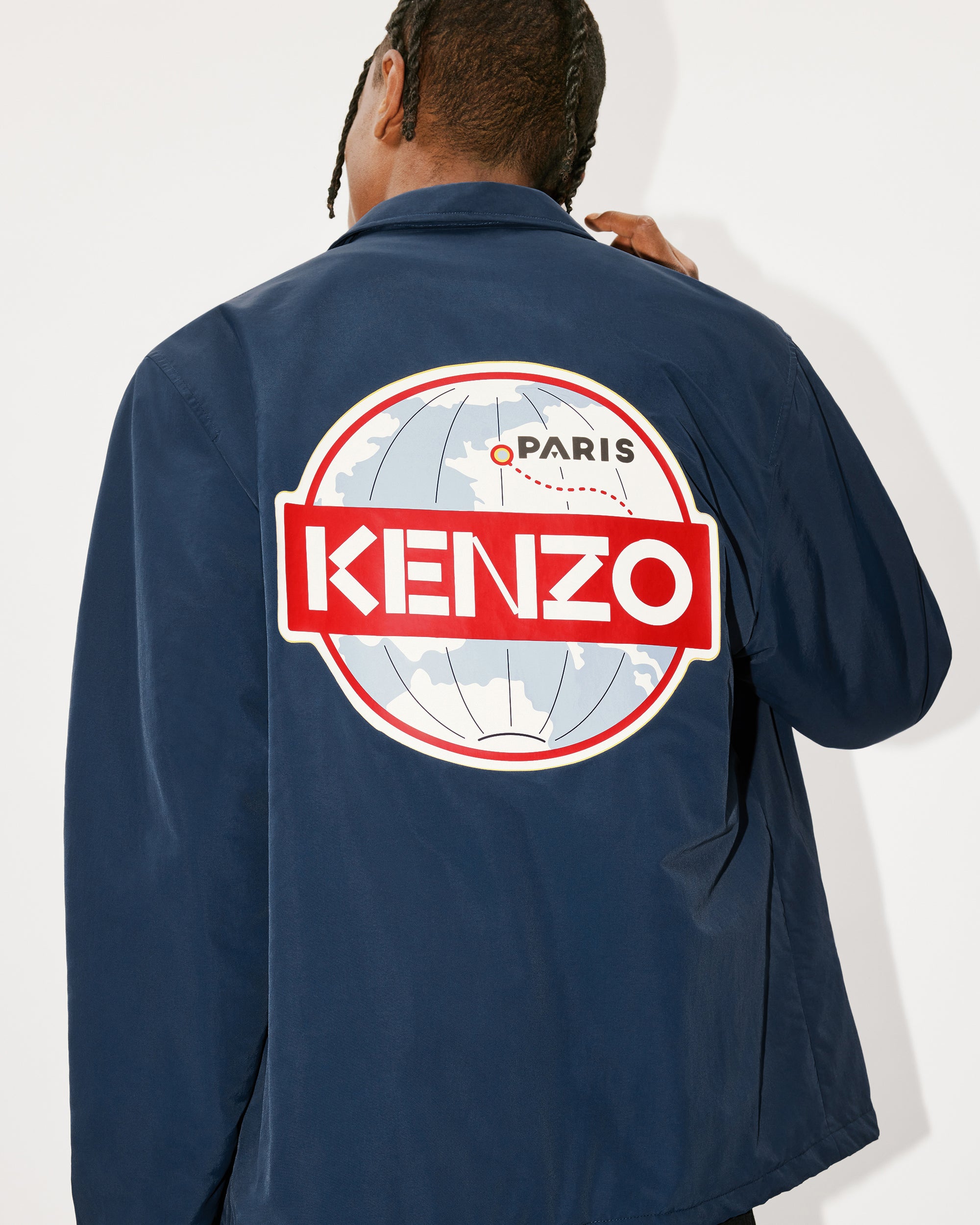 Veste coach matelassée "Kenzo TRAVEL" - Midnight Blue