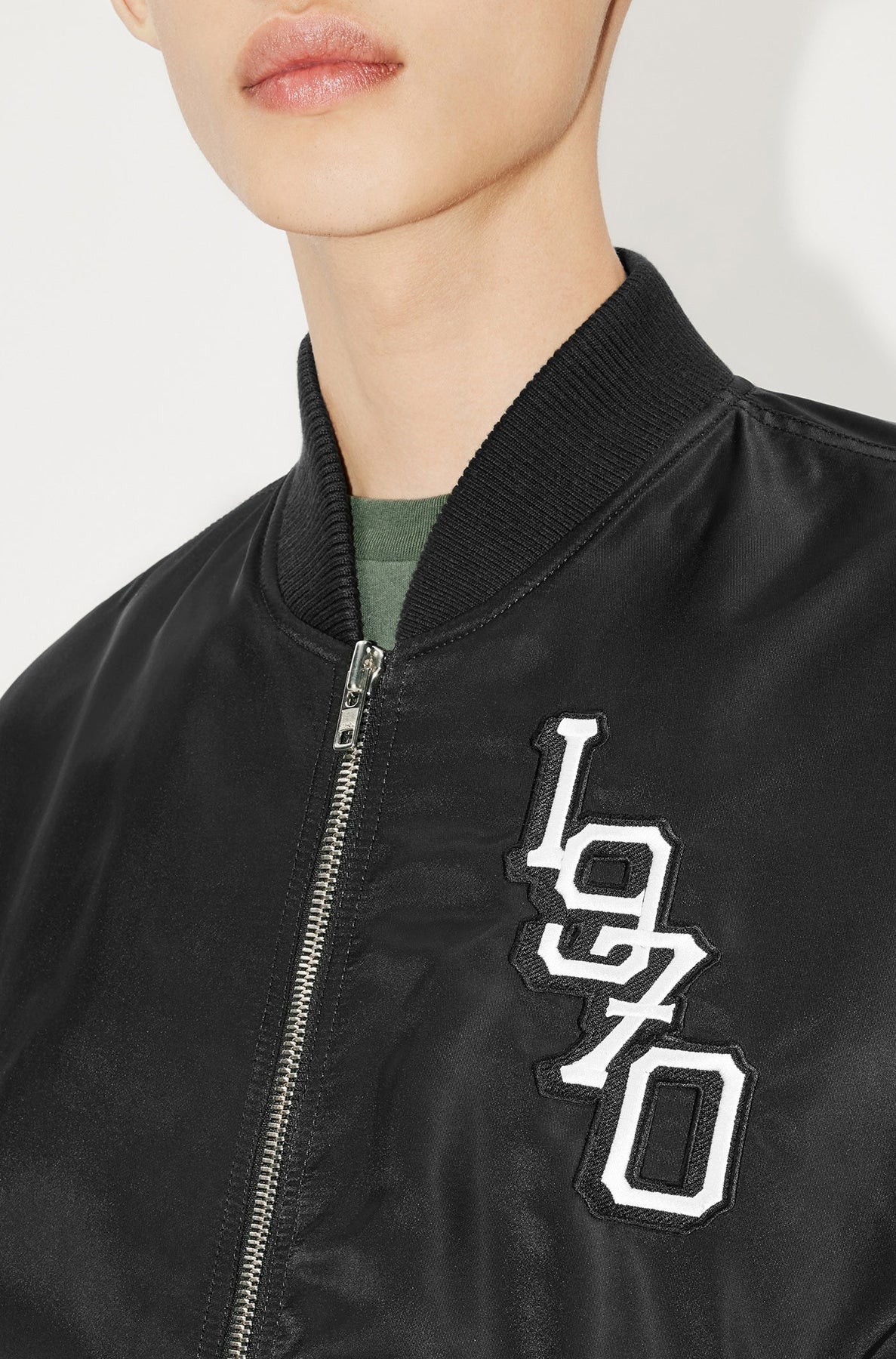 Bomber brodé "Tiger Varsity" - Black