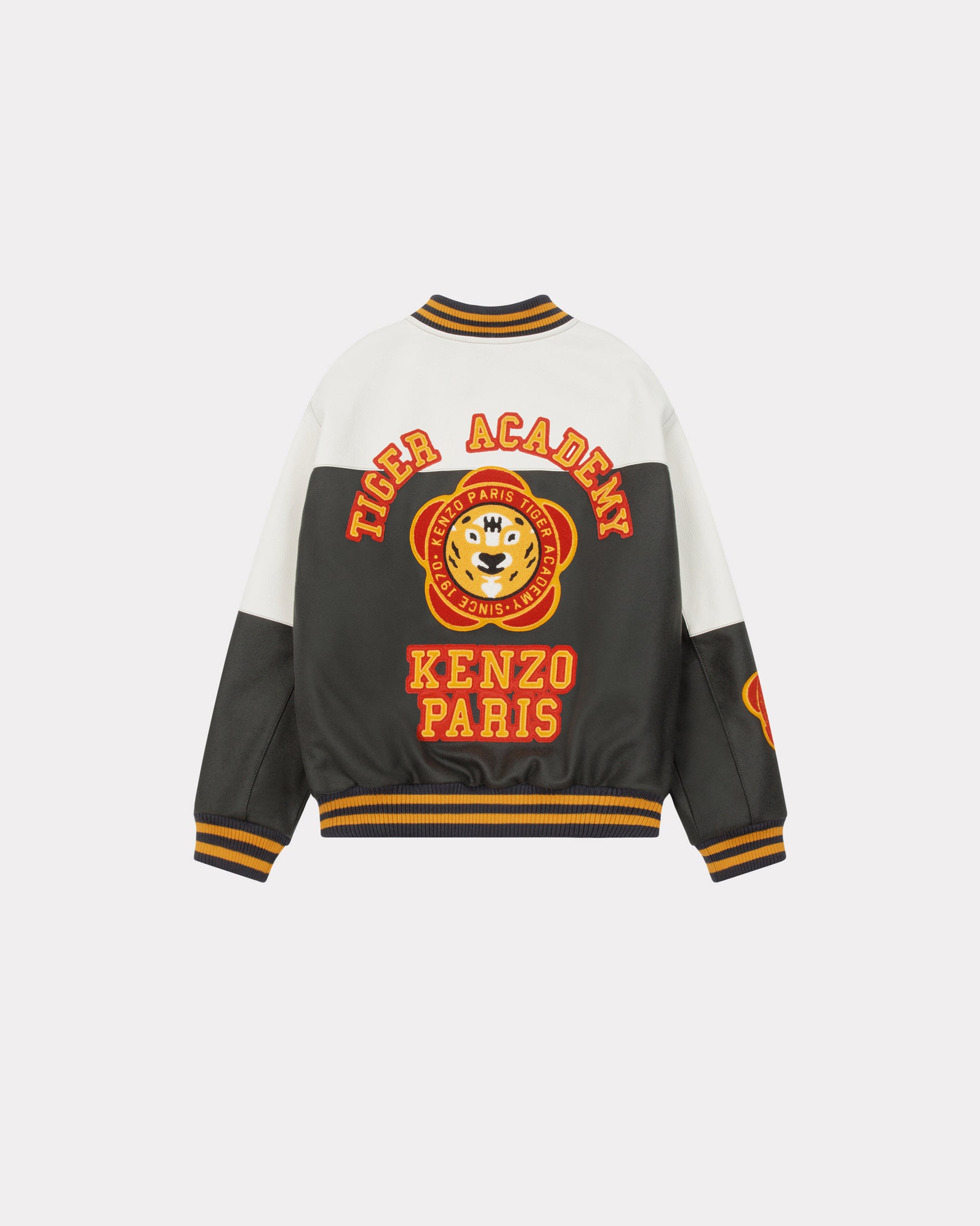 Veste varsity "Kenzo Tiger Academy" en laine - Anthracite