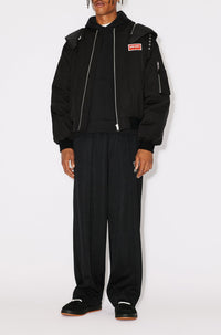 Parka courte à capuche - Black