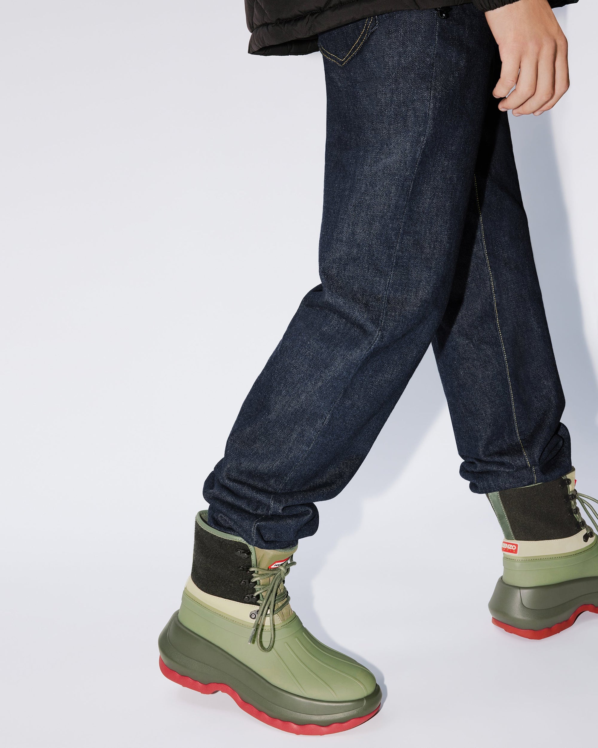 Bottines Kenzo X Hunter - Dark Khaki
