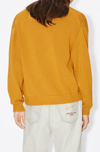 Kenzo Travel' hand-embroidered cardigan - Golden Yellow