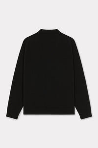 Cardigan brodé Boke Flower en laine - Black
