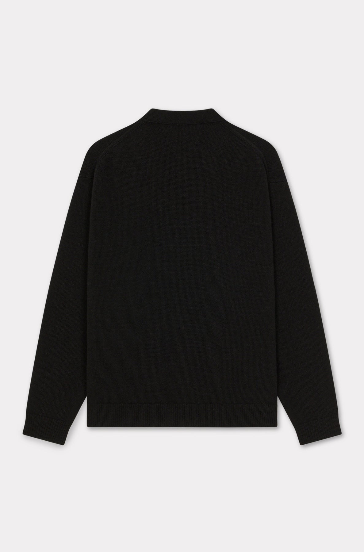 Cardigan brodé Boke Flower en laine - Black