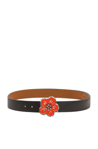 Grande ceinture réversible en cuir - Black