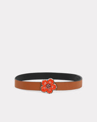 Grande ceinture réversible en cuir - Black