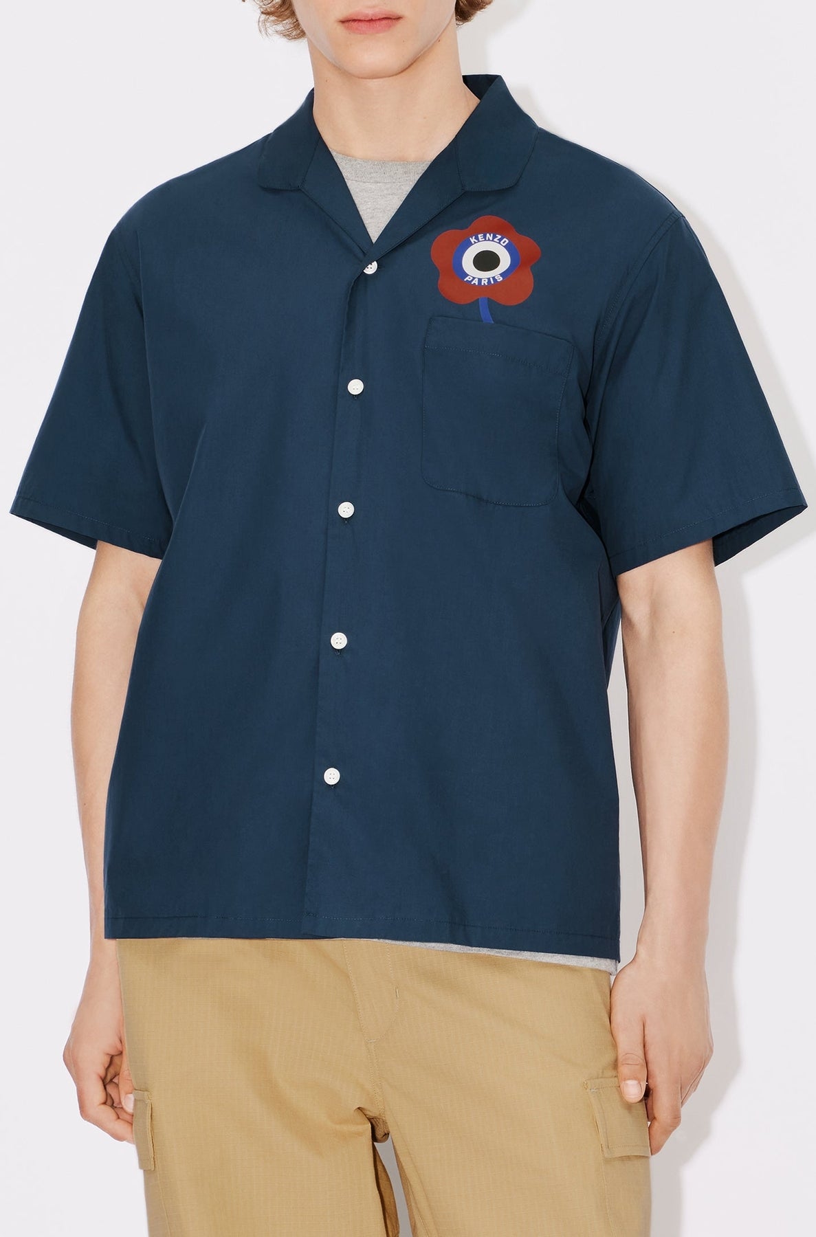 Chemise hawaïenne "Kenzo Target" - Midnight Blue