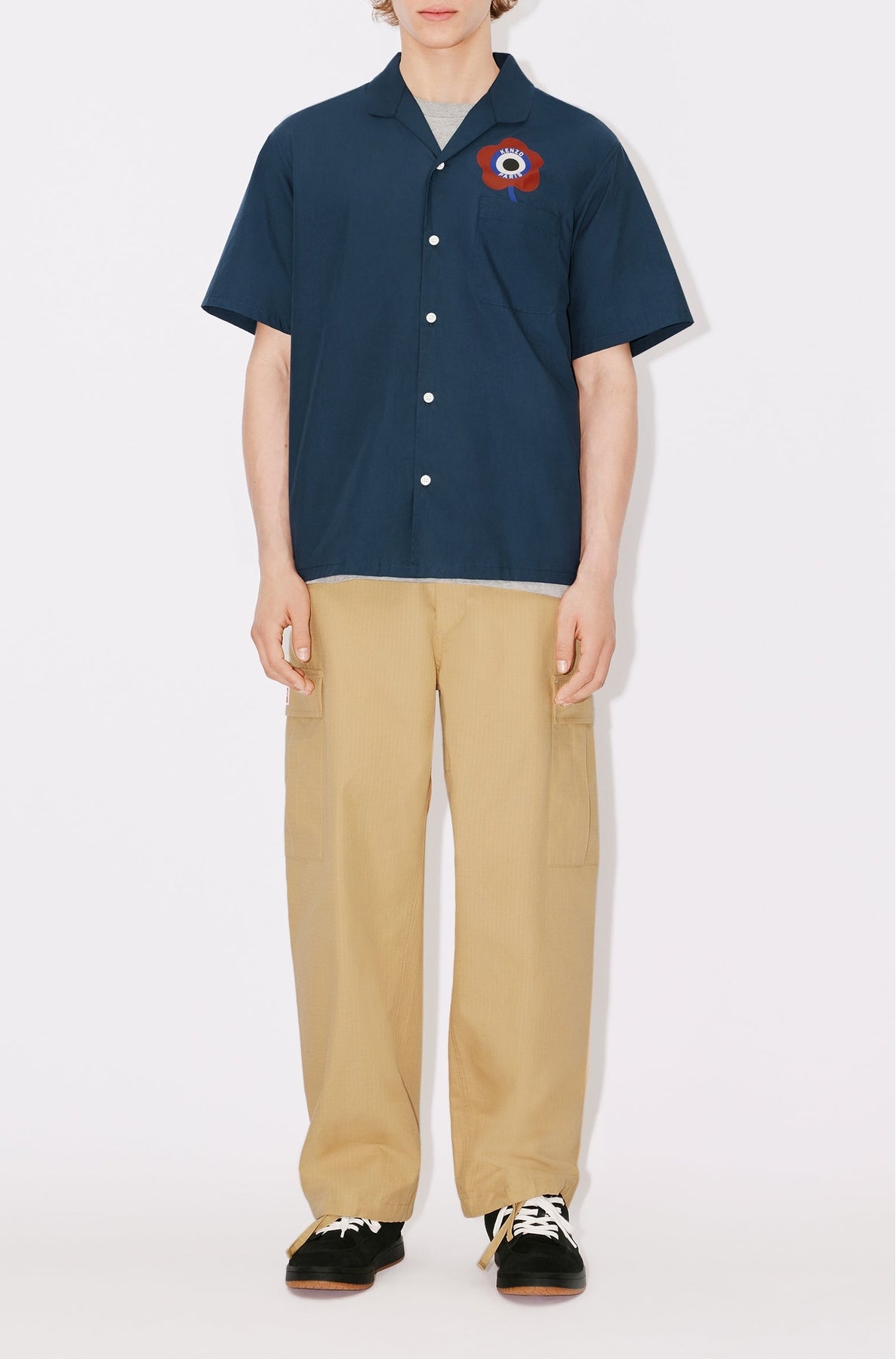 Chemise hawaïenne "Kenzo Target" - Midnight Blue